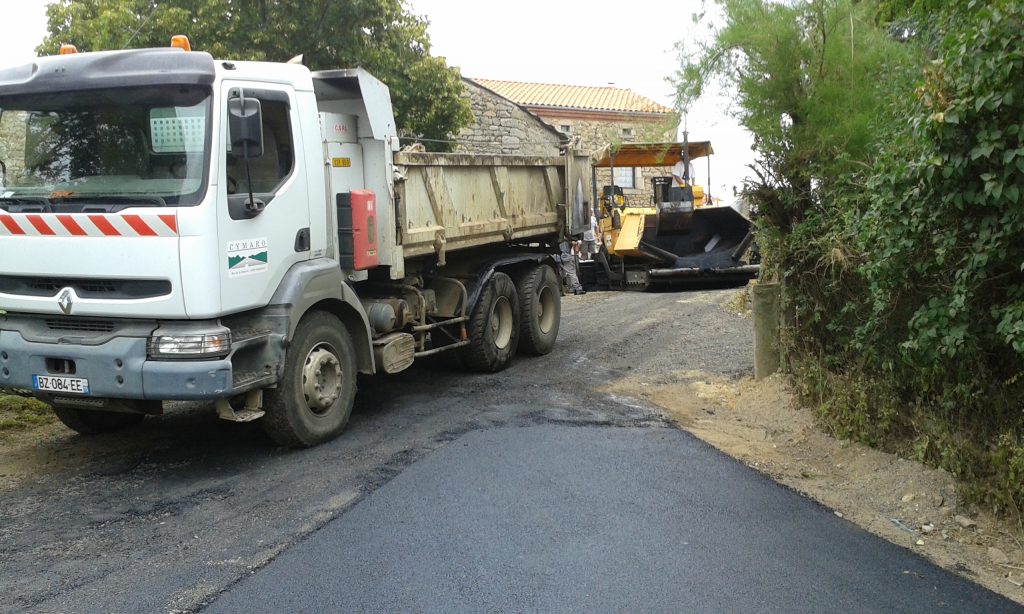 Travaux Chambrefaite route 10