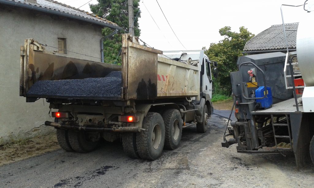 Travaux Chambrefaite route 14