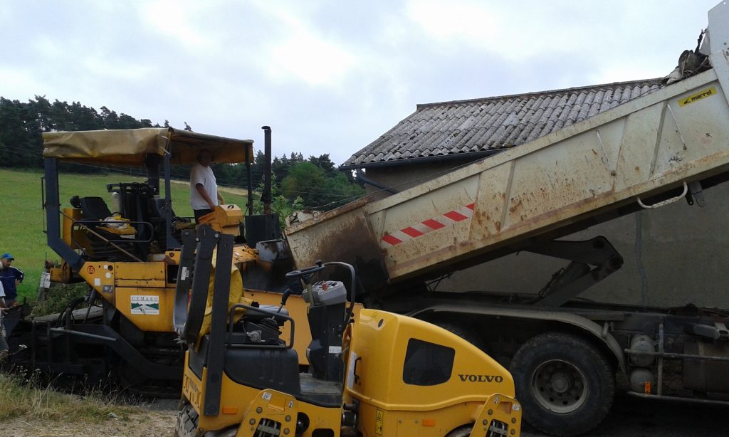 Travaux Chambrefaite route 15