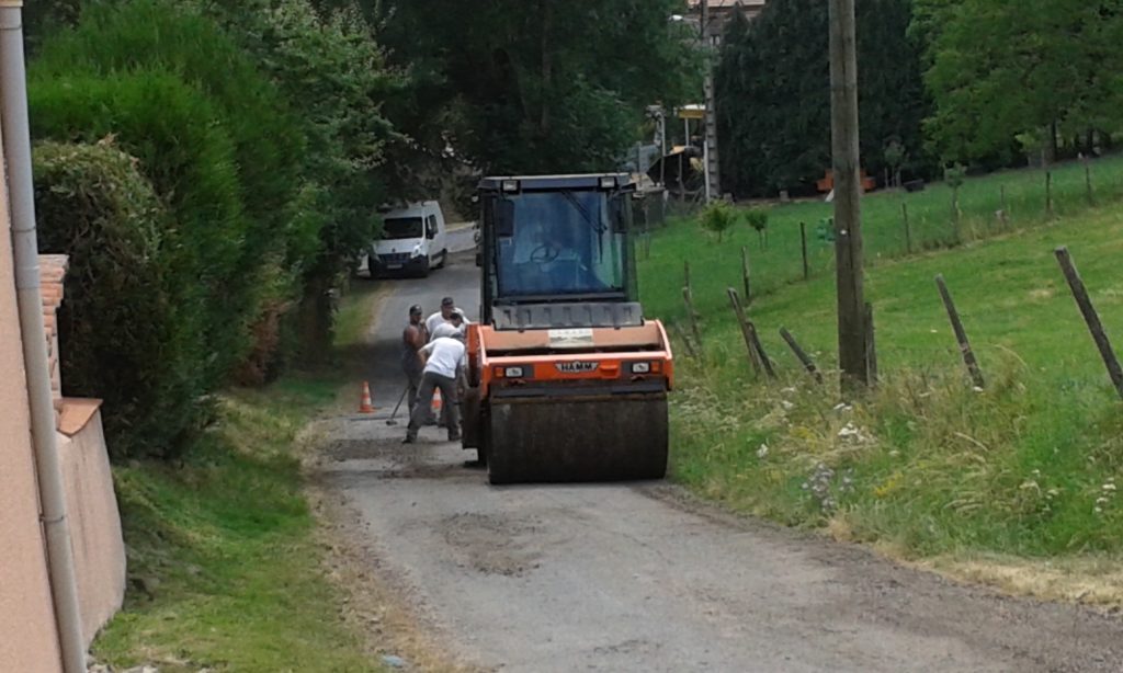 Travaux Chambrefaite route 3