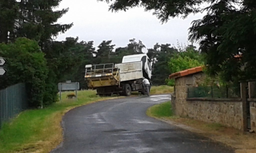 Travaux Chambrefaite route 9